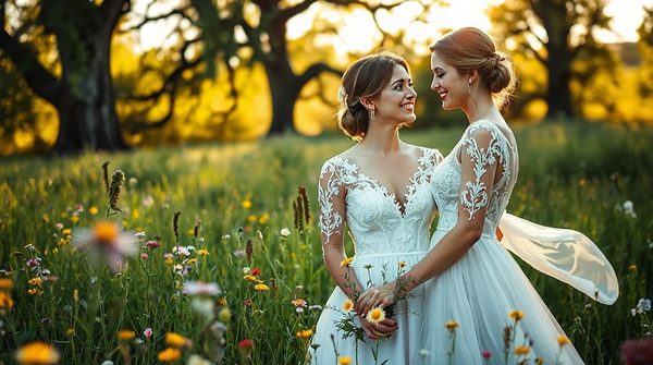 Inspirez-vous des robes invitées pour un mariage champêtre