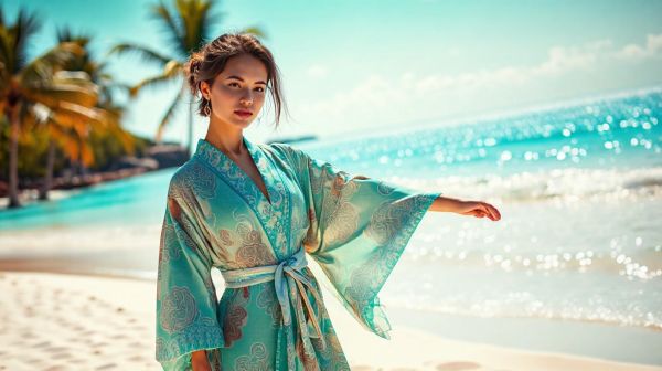 Les tendances estivales : le kimono plage, votre atout mode